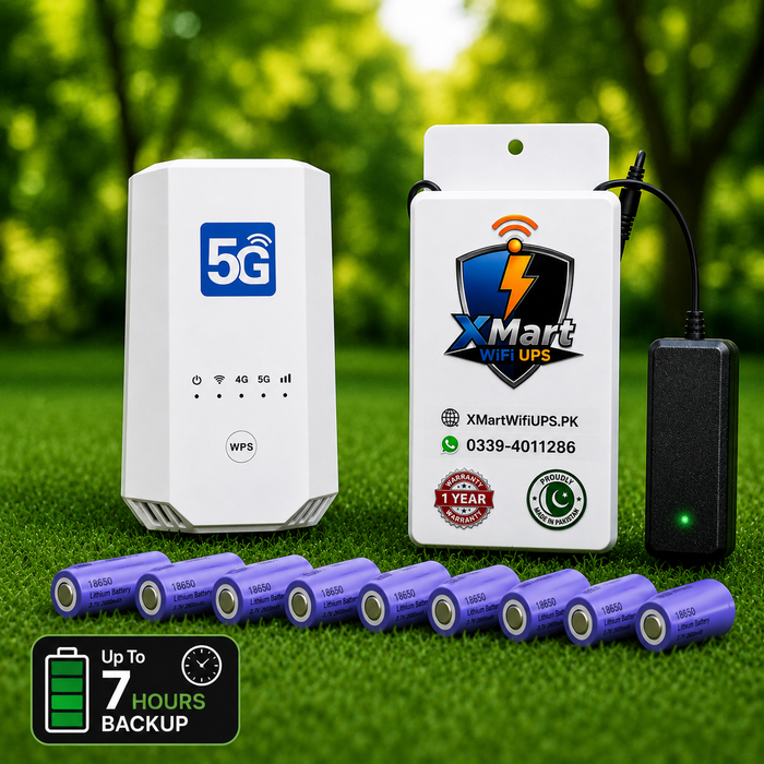 XMart WiFi UPS – XP 5G | Built for 5G WiFi Routers | Up to 7 Hours Backup